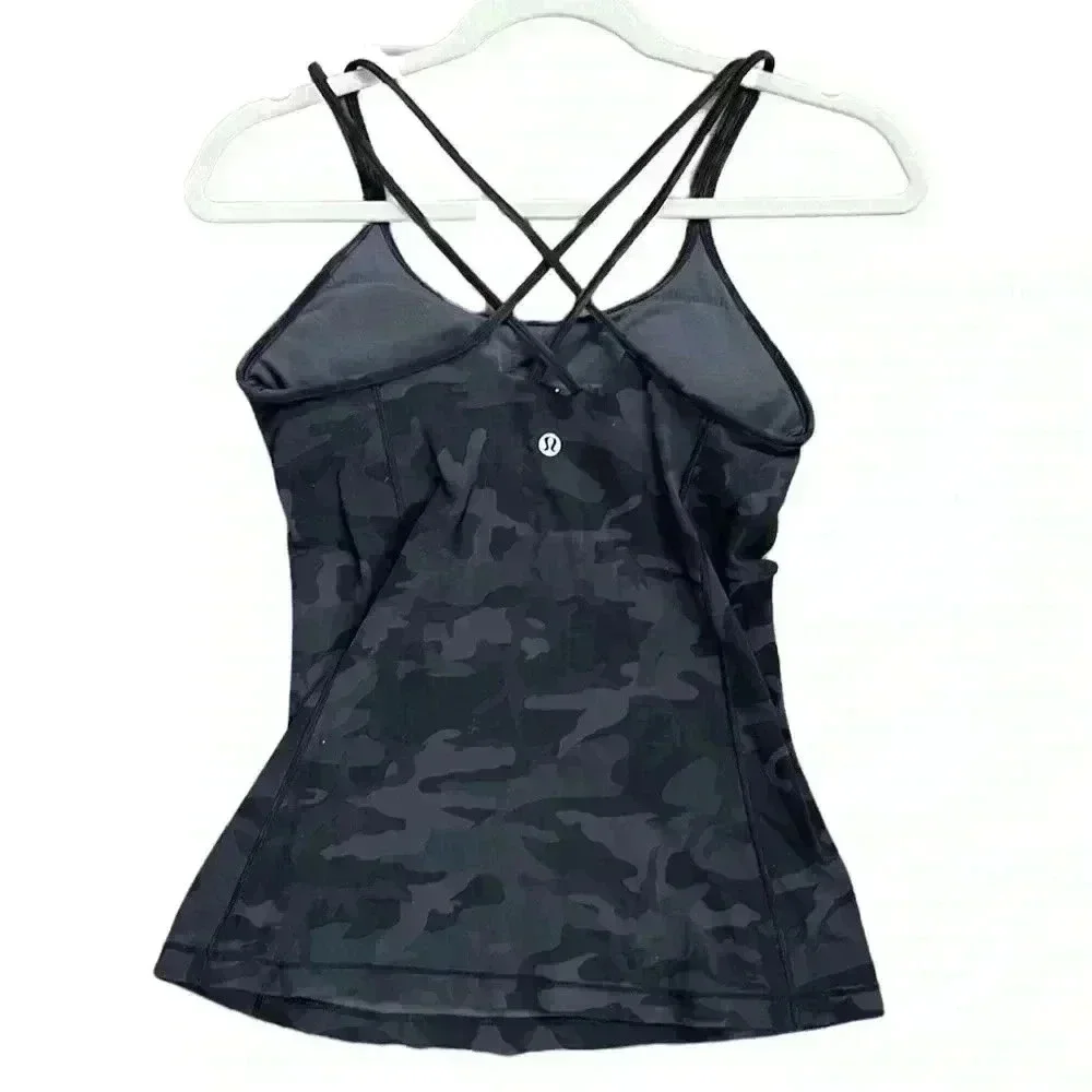 Lululemon Free To Be Tank Nulu Incognito Camo Size 4